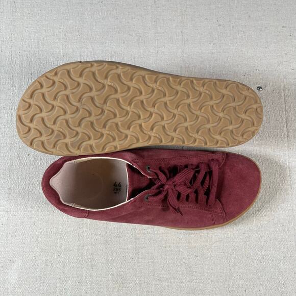 Birkenstock Bend Low Top Lace Up Sneaker Red Suede EU 44 Men's US 11 - Picture 4 of 7
